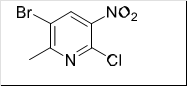 3-bromo-6-chloro-2-methyl-5- nitropyridine