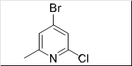 "4-bromo-2-chloro-6- methylpyridine"