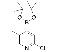 "2-chloro-5-methyl-4-(4,4,5,5- tetramethyl-1,3,2-dioxaborolan-2- yl)pyridine"