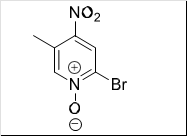 2-bromo-5-methyl-4- nitropyridine 1-oxide