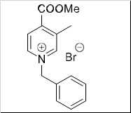 1-benzyl-4-(methoxycarbonyl)-3- methylpyridin-1-ium bromide