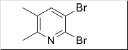 2,3-Dibromo-5,6- dimethylpyridine