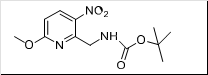 tert-butyl ((6-methoxy-3- nitropyridin-2- yl)methyl)carbamate