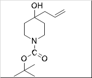 "tert-butyl 4-allyl-4- hydroxypiperidine-1-carboxylate"